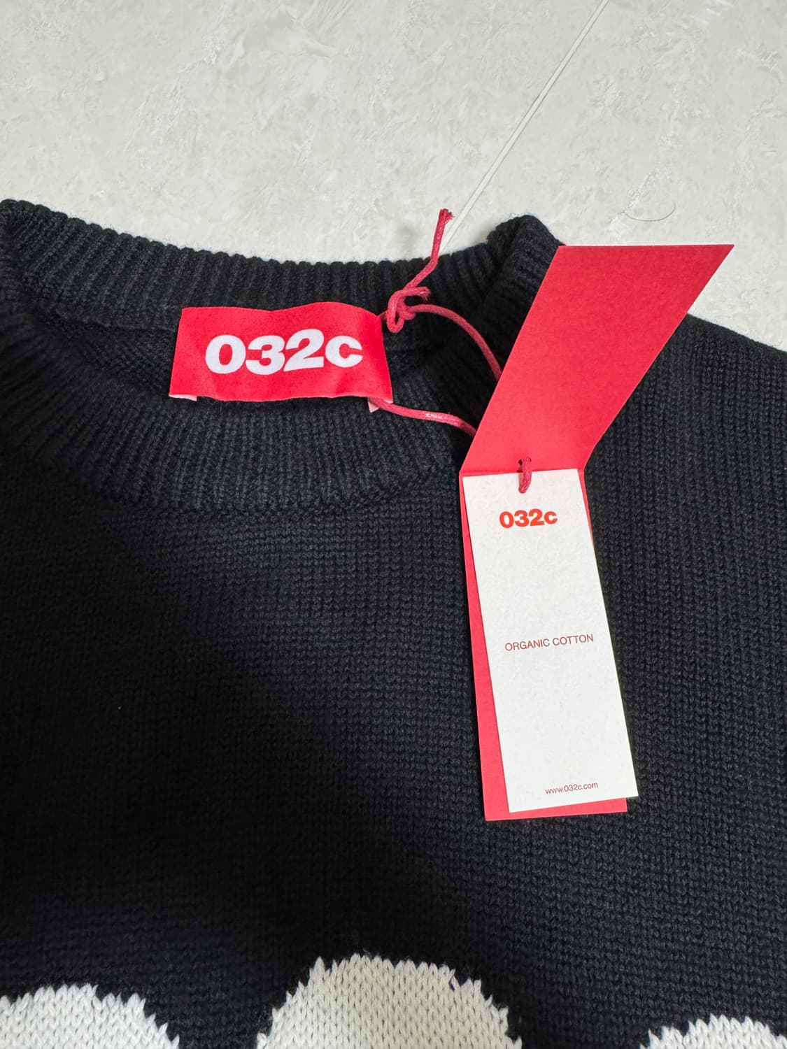 032C 셀피 스웨터 블랙/화이트 (M) 상품이미지3