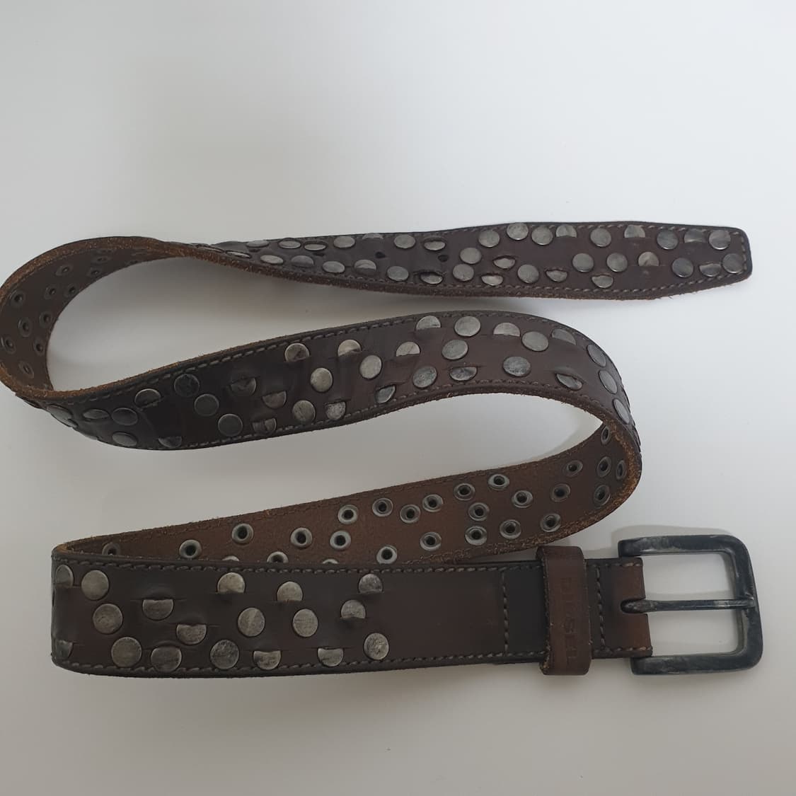 디젤 스터드 가죽 벨트 상품이미지1