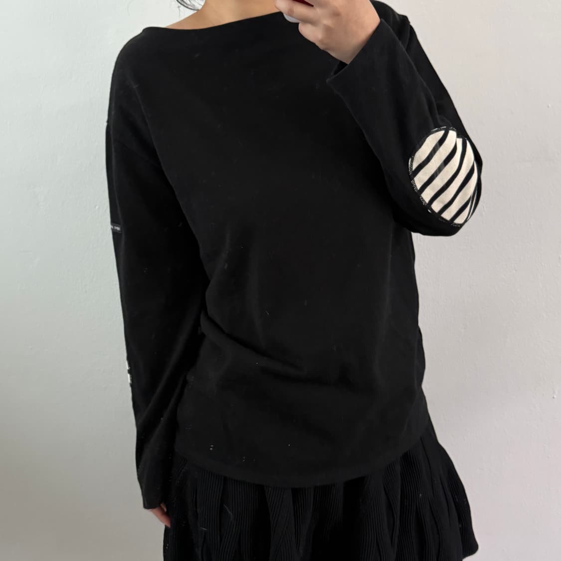 [40] 세인트제임스 엘보 패치 티셔츠 상품이미지1