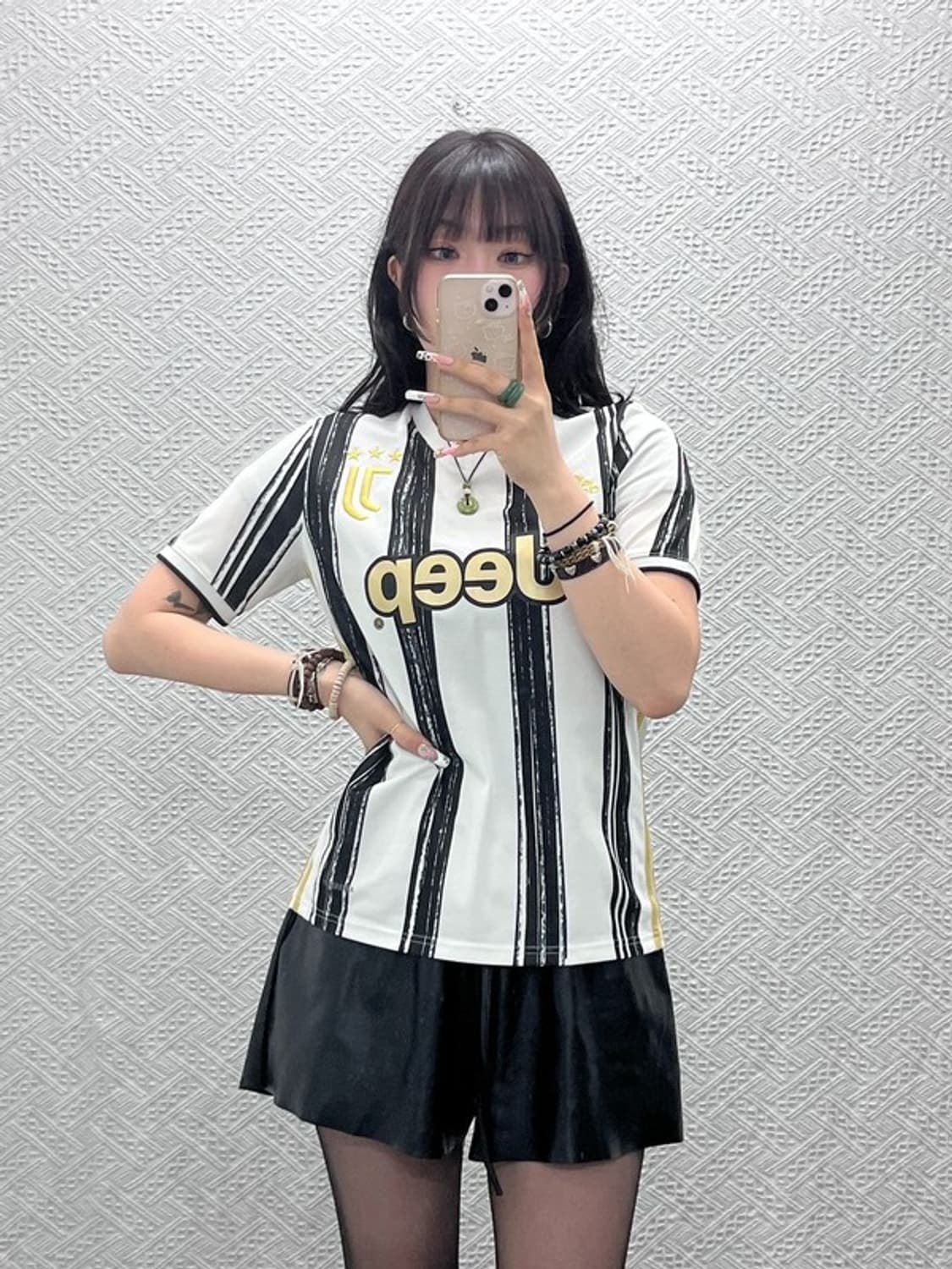 아디다스 스트릿 스포티 유벤투스 축구 유니폼 반팔티 90 C11389 상품이미지2