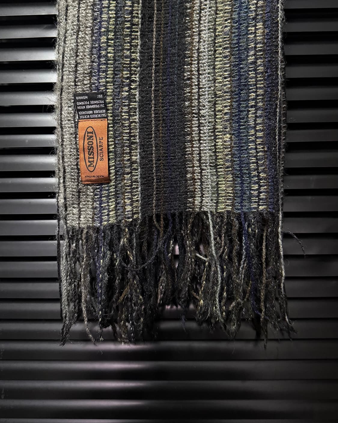 미쏘니 그물 모헤어 스트라이프 머플러 목도리 에스닉 웨스턴 컨트리 빈티지 상품이미지5