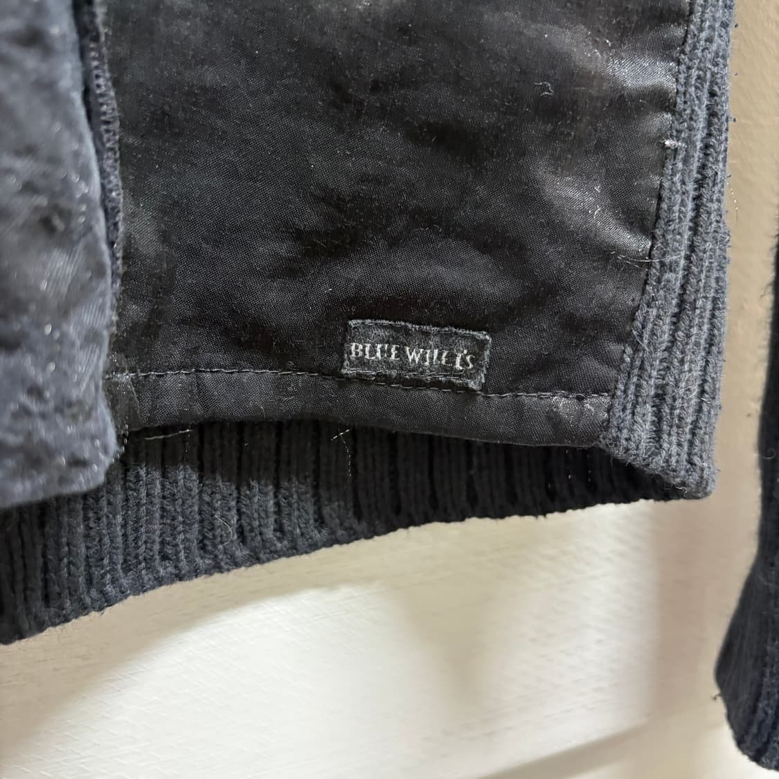 BLUE WILLIS 포켓 니트 고스 자켓 L 상품이미지4