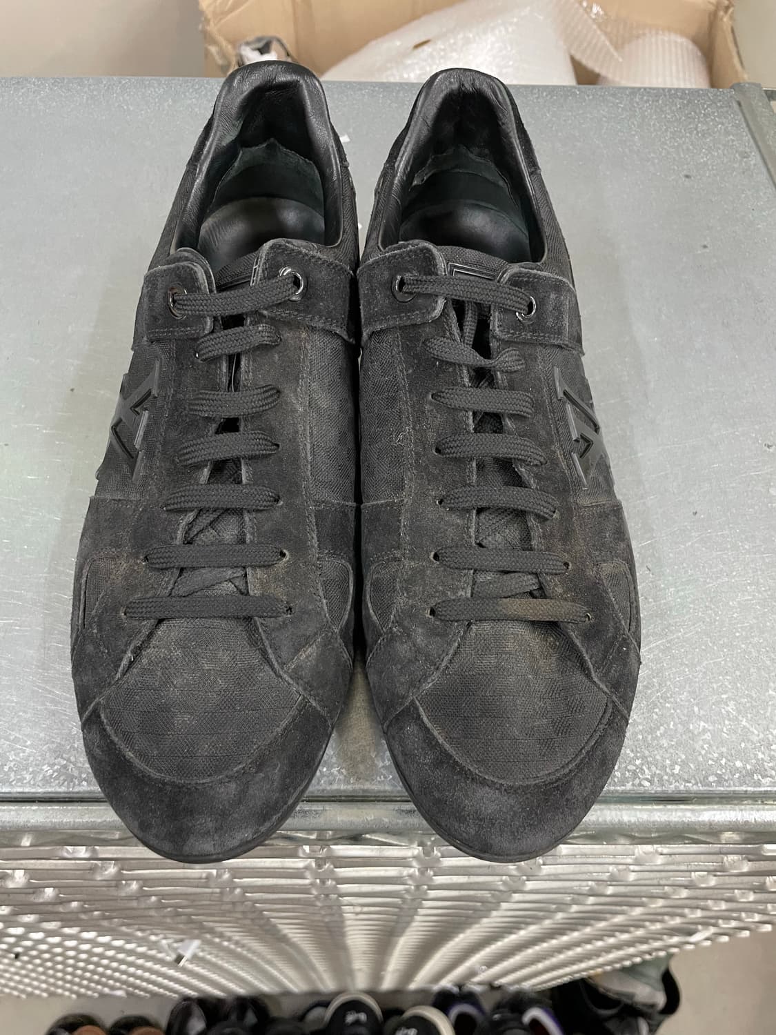 루이비통 스웨이드 스니커즈 블랙 7 (gr-4701) 상품이미지5