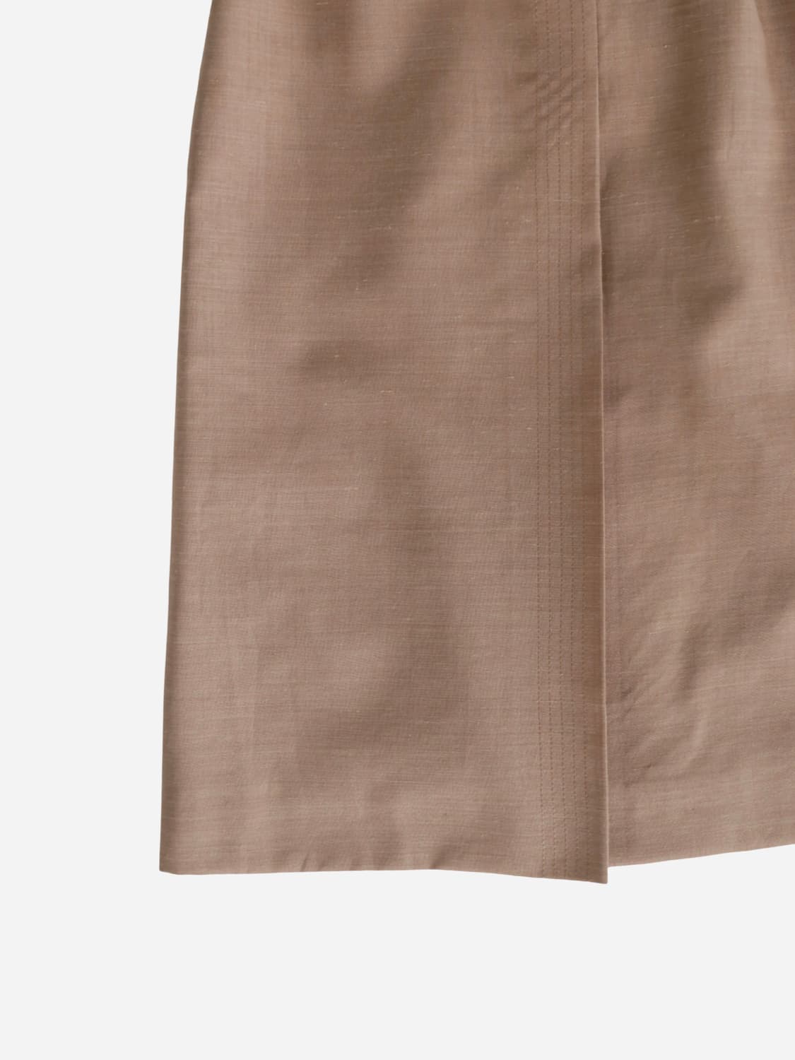 Burberrys Brown Linen Blend Skirt 상품이미지4
