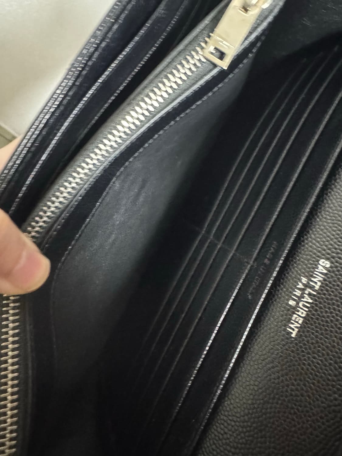 생로랑 엔벨로프 체인백 은장 크로스백 WOC (정품) 상품이미지5