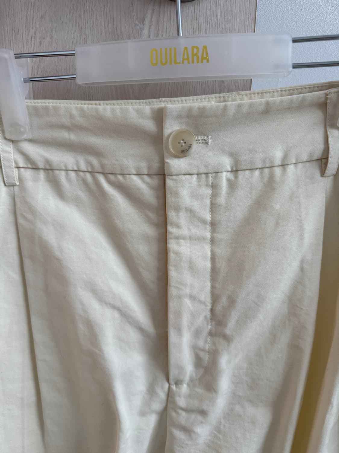 위라라 썸머 셋업 팬츠 아이보리 S 상품이미지4