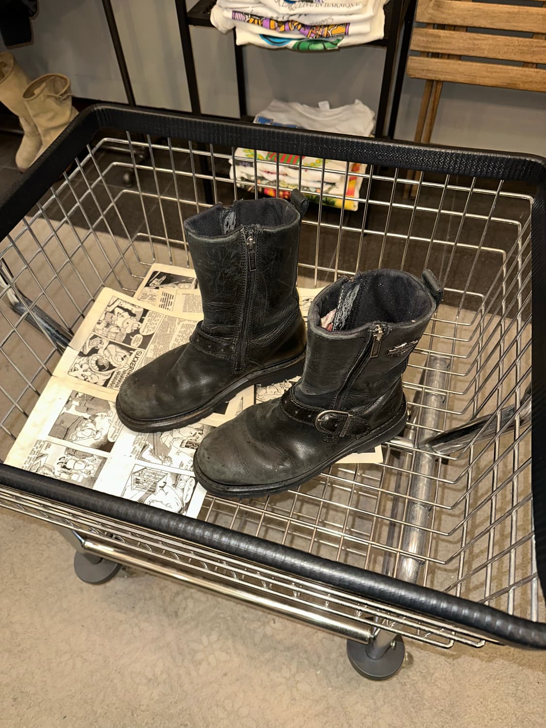 Harley Davidson startex motorcycle boots 상품이미지5