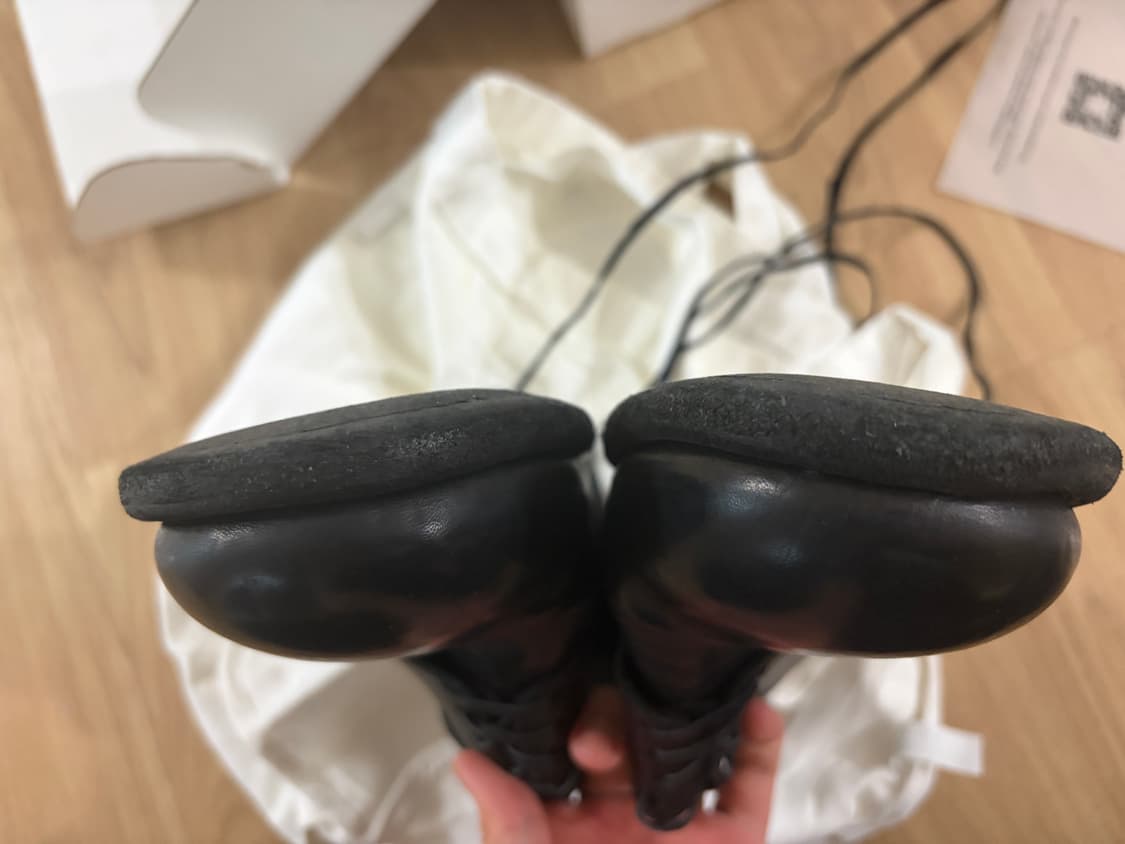 [42]구이디 992 홀스 풀 그레인 레더 더비 블랙 상품이미지5