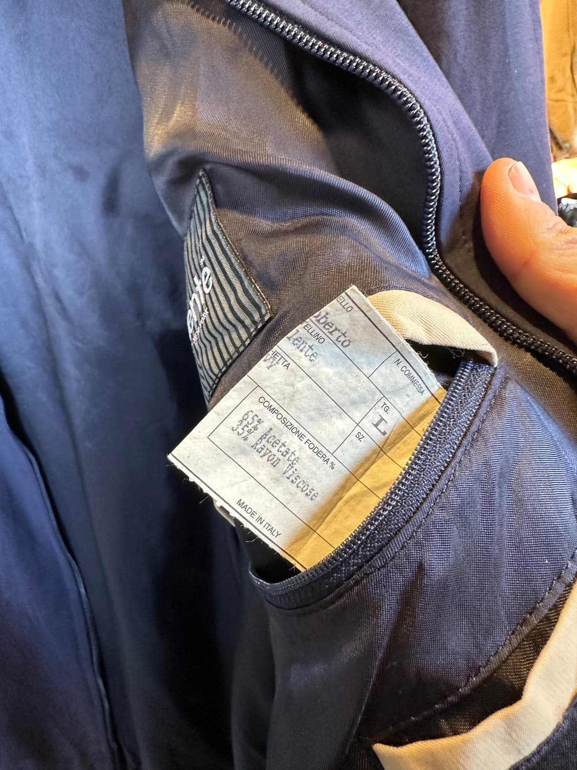 90s Valente 해링턴 자켓 made in italy 상품이미지10