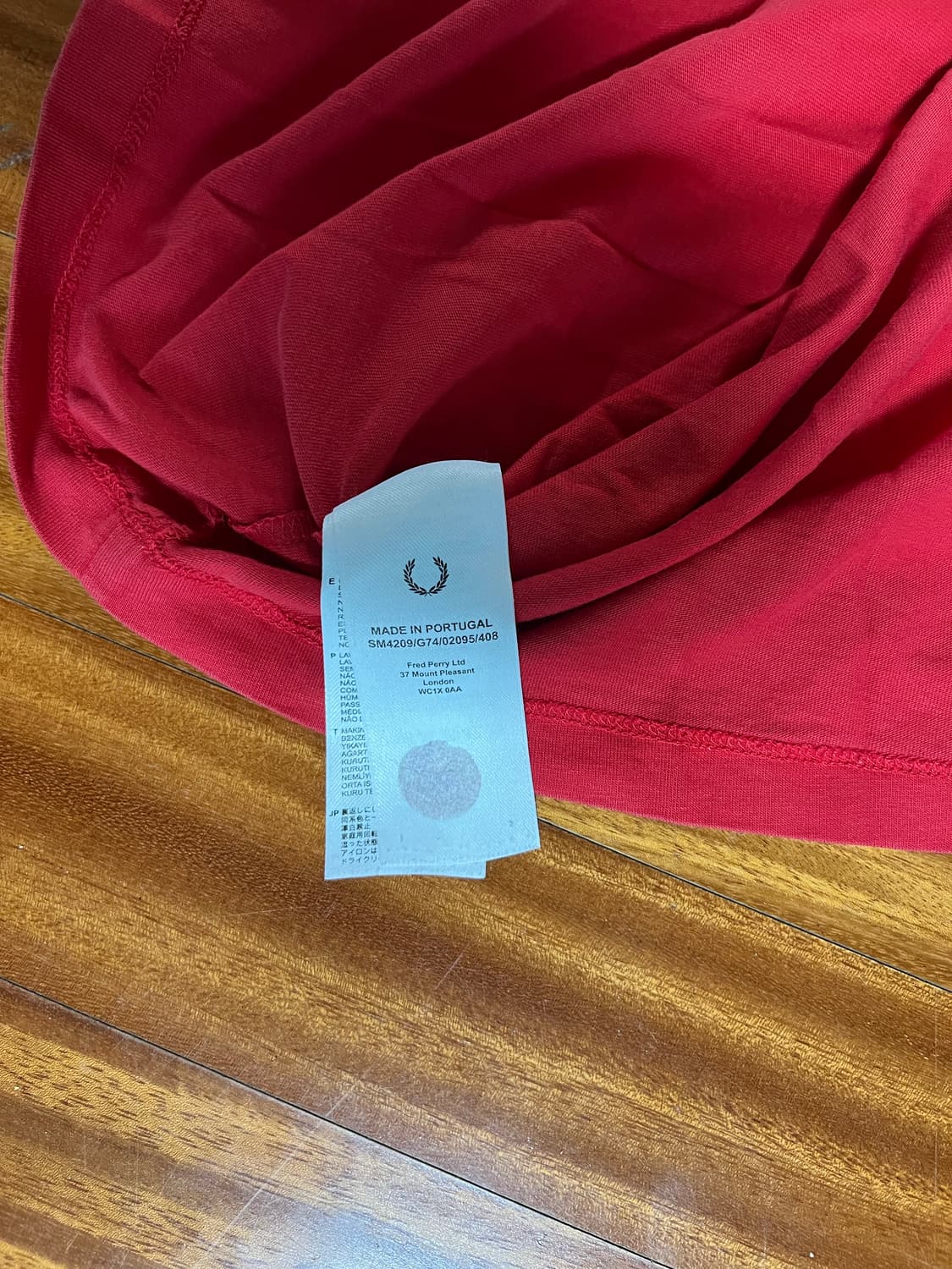 라프시몬스 프레드 페리 롱슬리브 상품이미지4