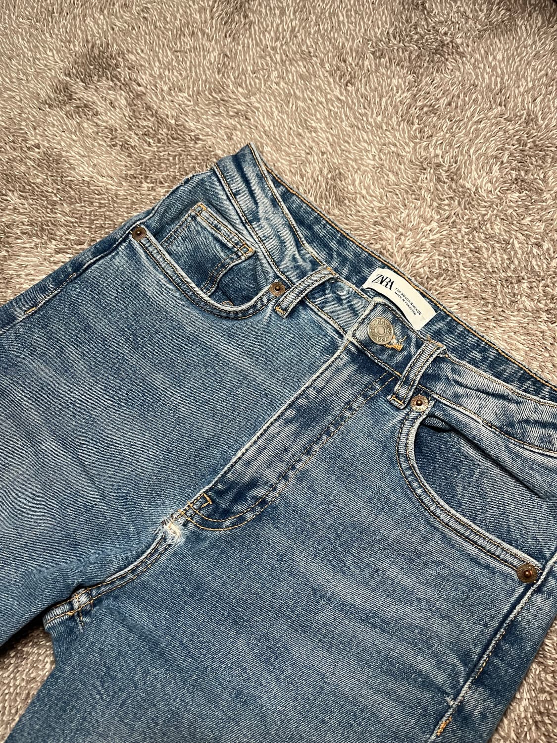 자라 중청 부츠컷 데님팬츠  상품이미지1