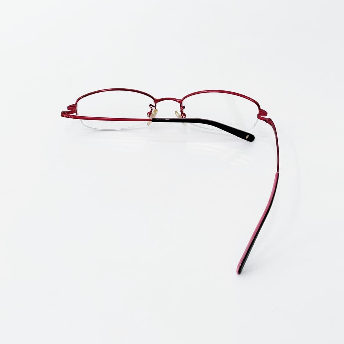 IPPI 레드 반무테 메탈 데드스탁 빈티지안경 상품이미지4