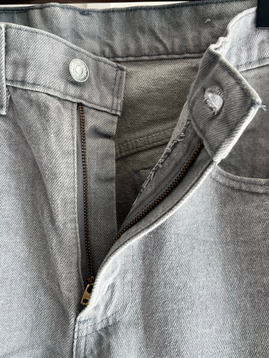 1980s Levi's  505-0257 Grey Jean 상품이미지4