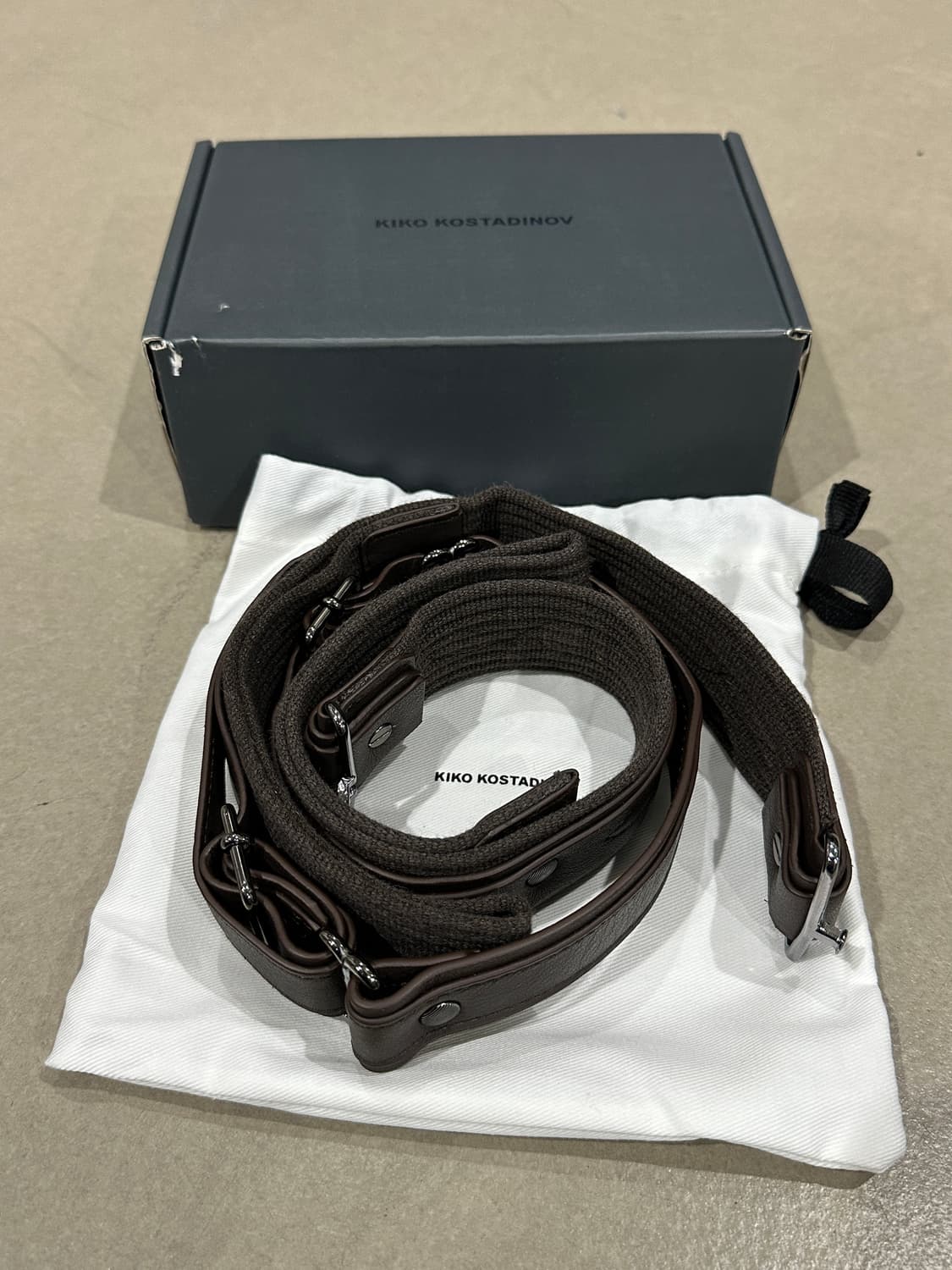 KIKO KOSTADINOV INEX BELT - CHOCOLATE 상품이미지5