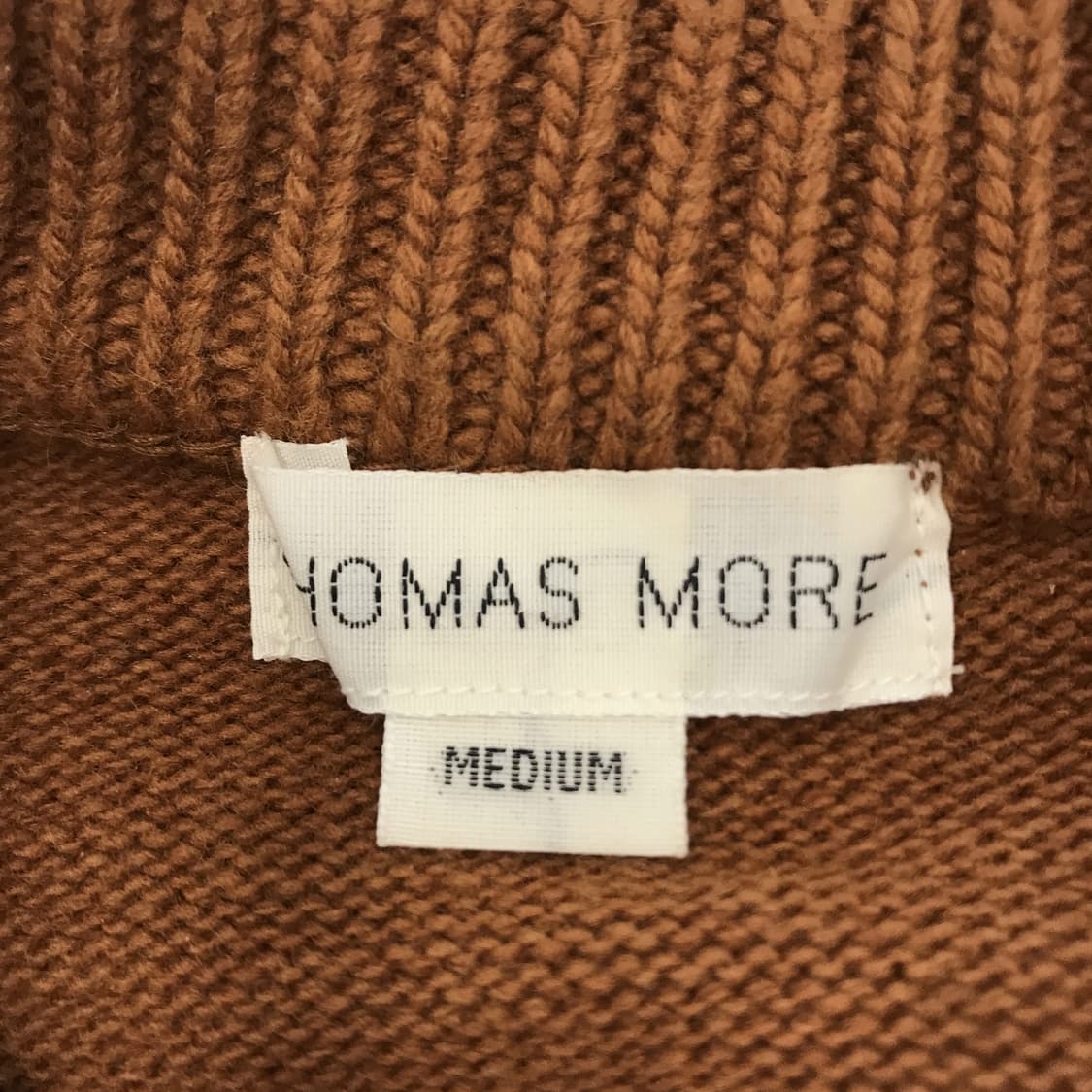 토마스모어 램스울 브라운 니트 [M] 상품이미지4