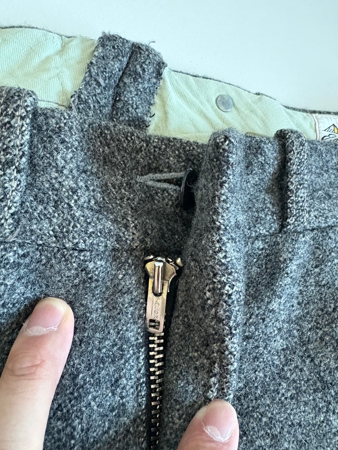 80년대 80s 에디바우어 울 슬랙스 팬츠 31사이즈 상품이미지5