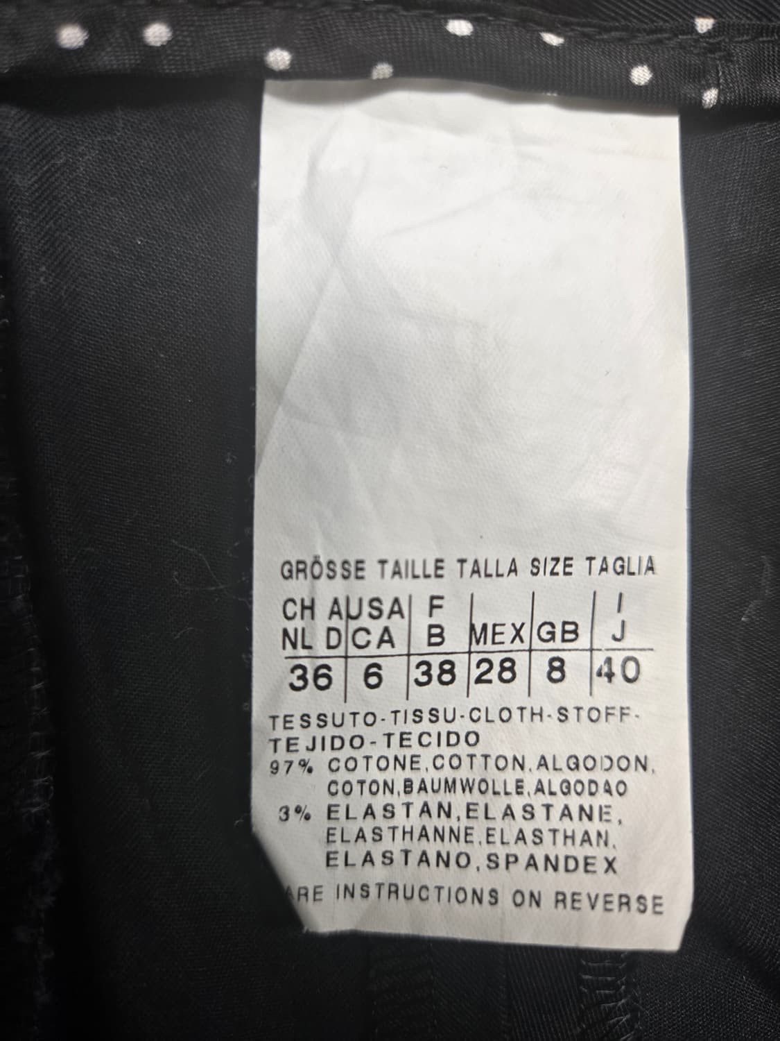 WEEKEND 막스마라 블랙 면 바지 상품이미지3