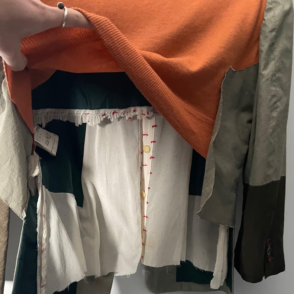 12AW 언더커버 우먼스 레이어드 디테일 블레이저 (on.621)   상품이미지8