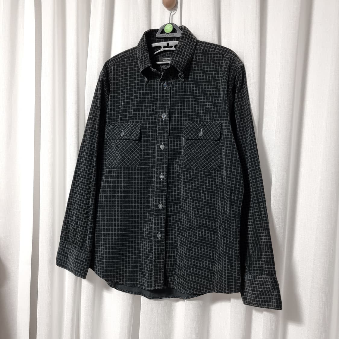 버버리 블랙라벨 코듀로이 셔츠 (표기3) 상품이미지1