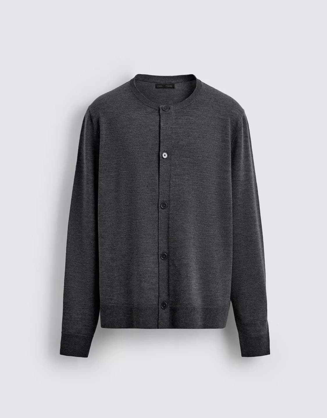 자라 울 라운드넥 가디건 상품이미지1