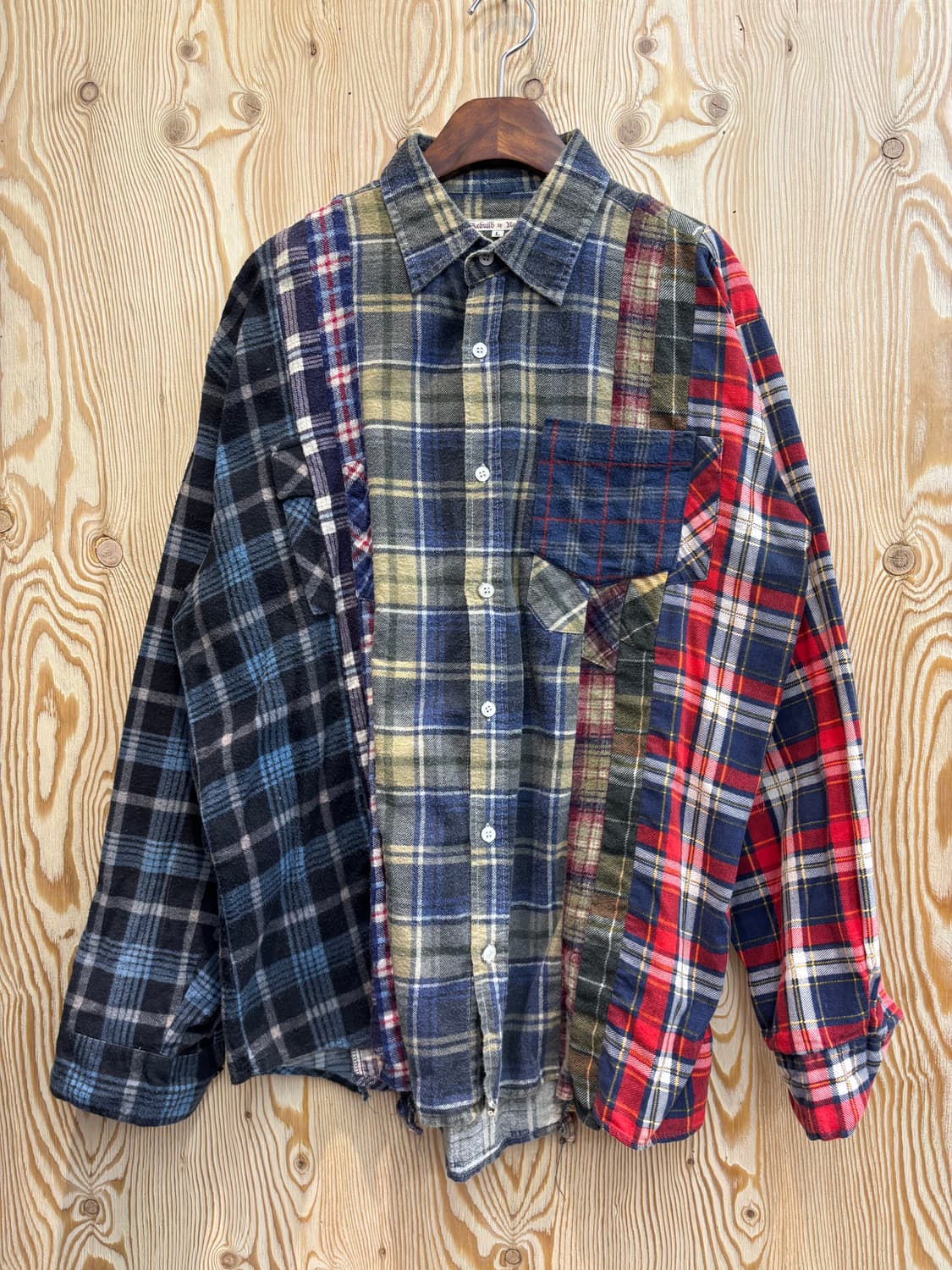 리빌드 바이 니들스 7컷 플란넬 체크 셔츠 상품이미지1