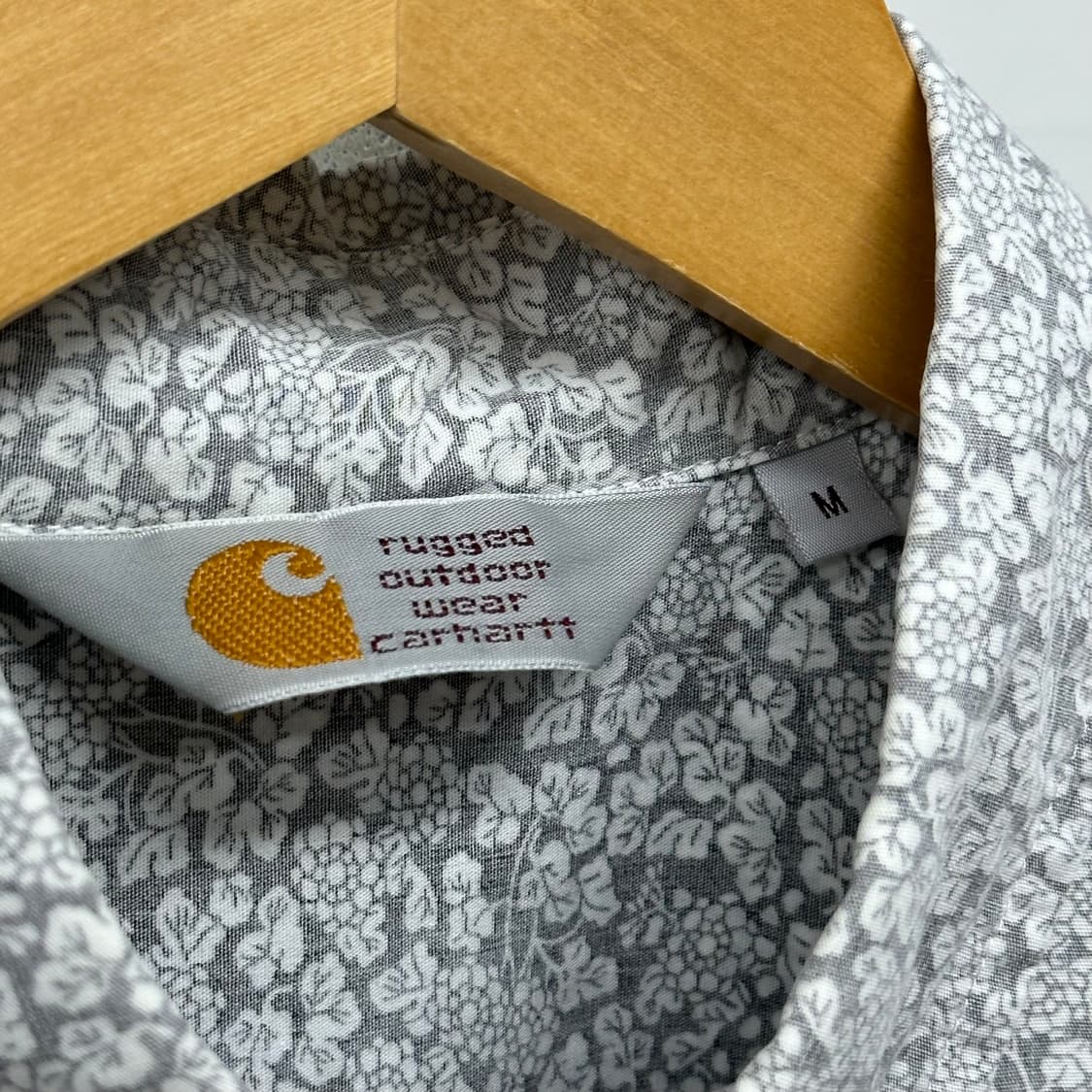 칼하트 플로랄 하프 셔츠 상품이미지4