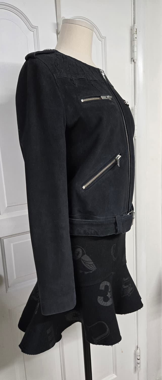 베르니스 어깨자수 스웨이드자켓 상품이미지4