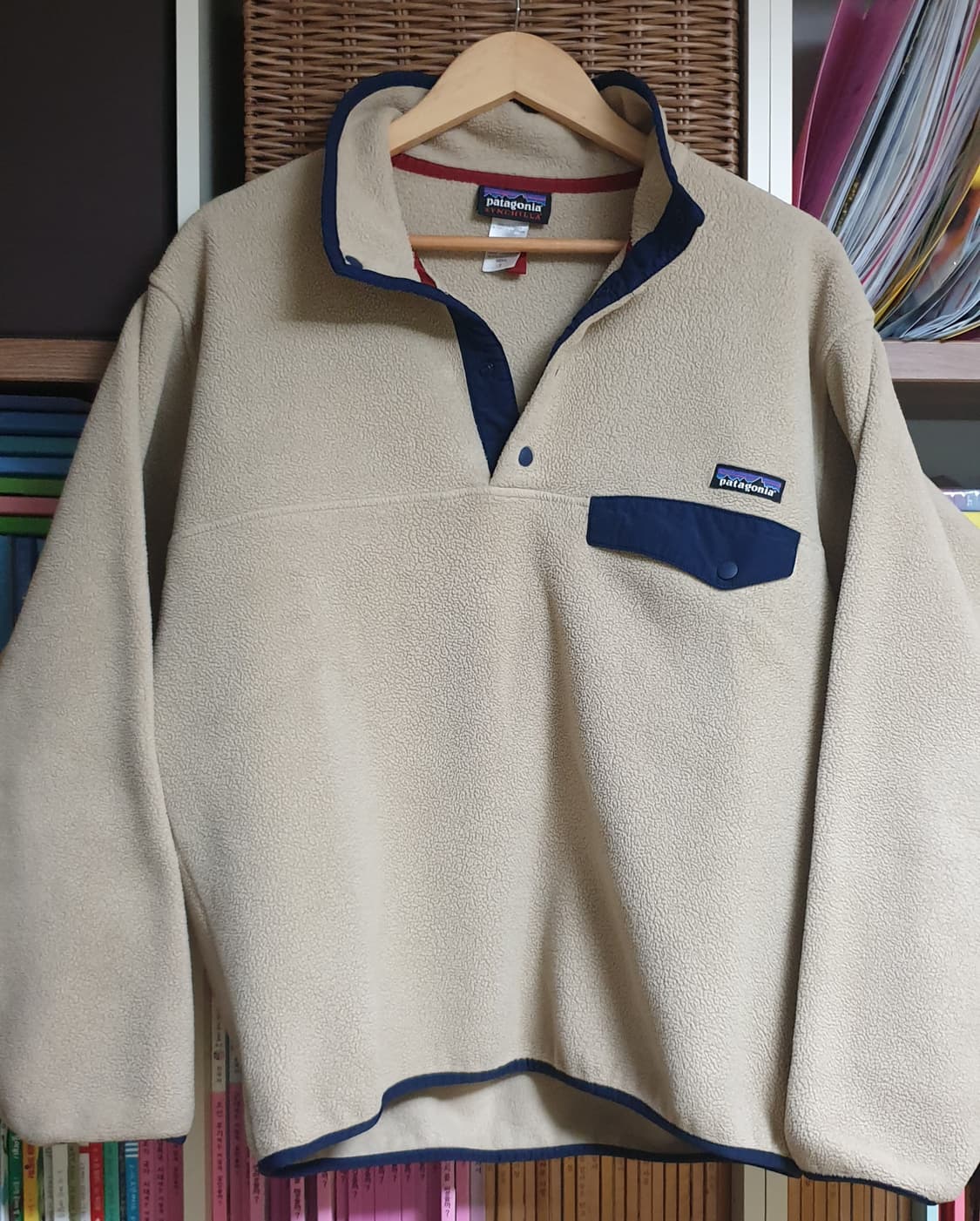 파타고니아 헤비웨이트 신칠라 풀오버 스웨터 엘캡카키 s 상품이미지1