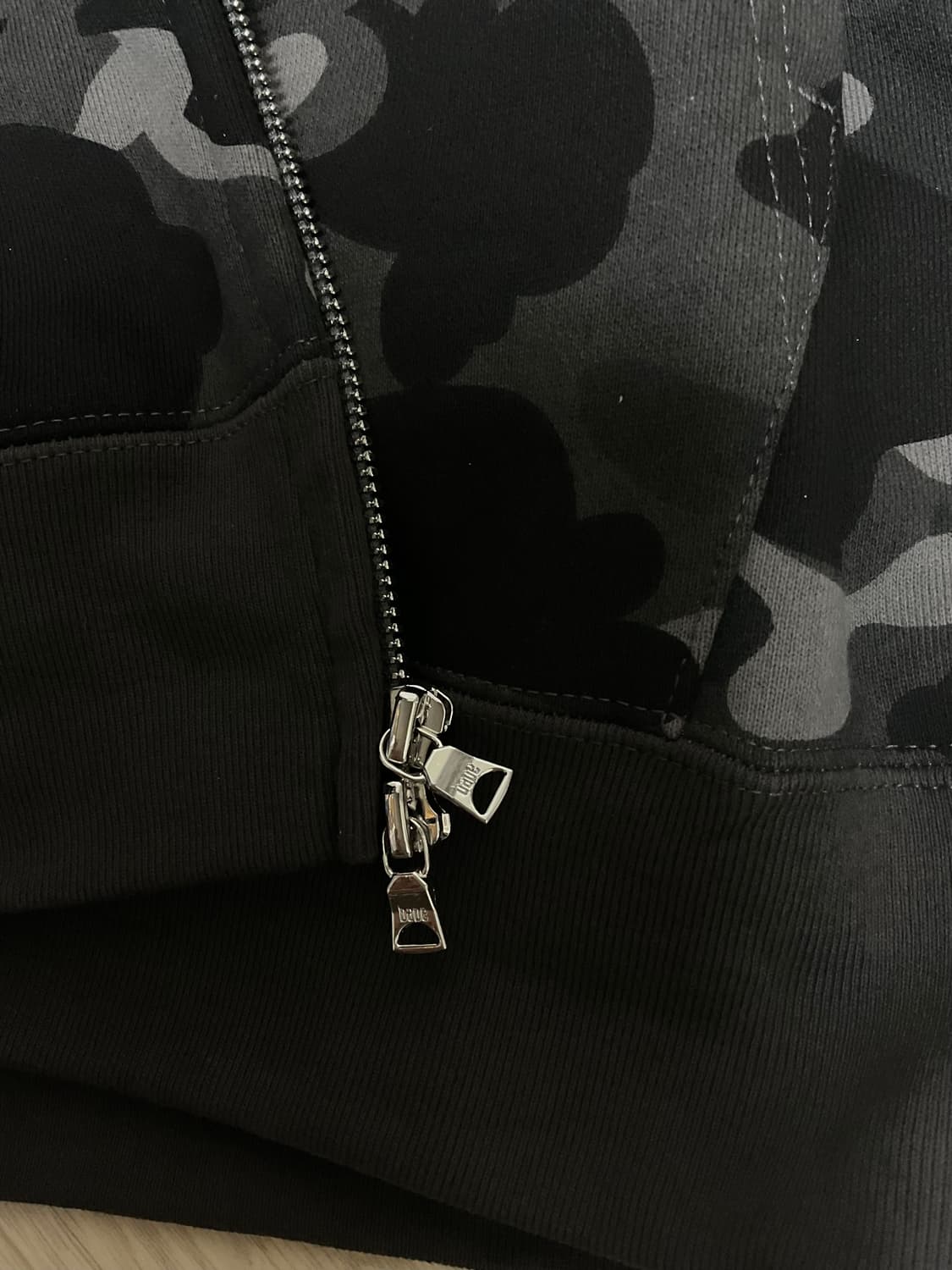 베이프 흑계 후드집업 / L 상품이미지5