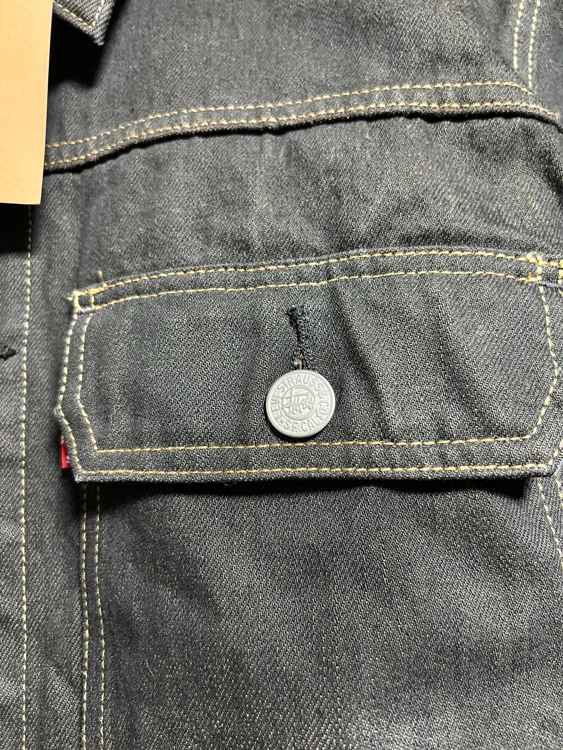 스투시 X 리바이스 크리스피 린스 트러커 자켓 상품이미지7