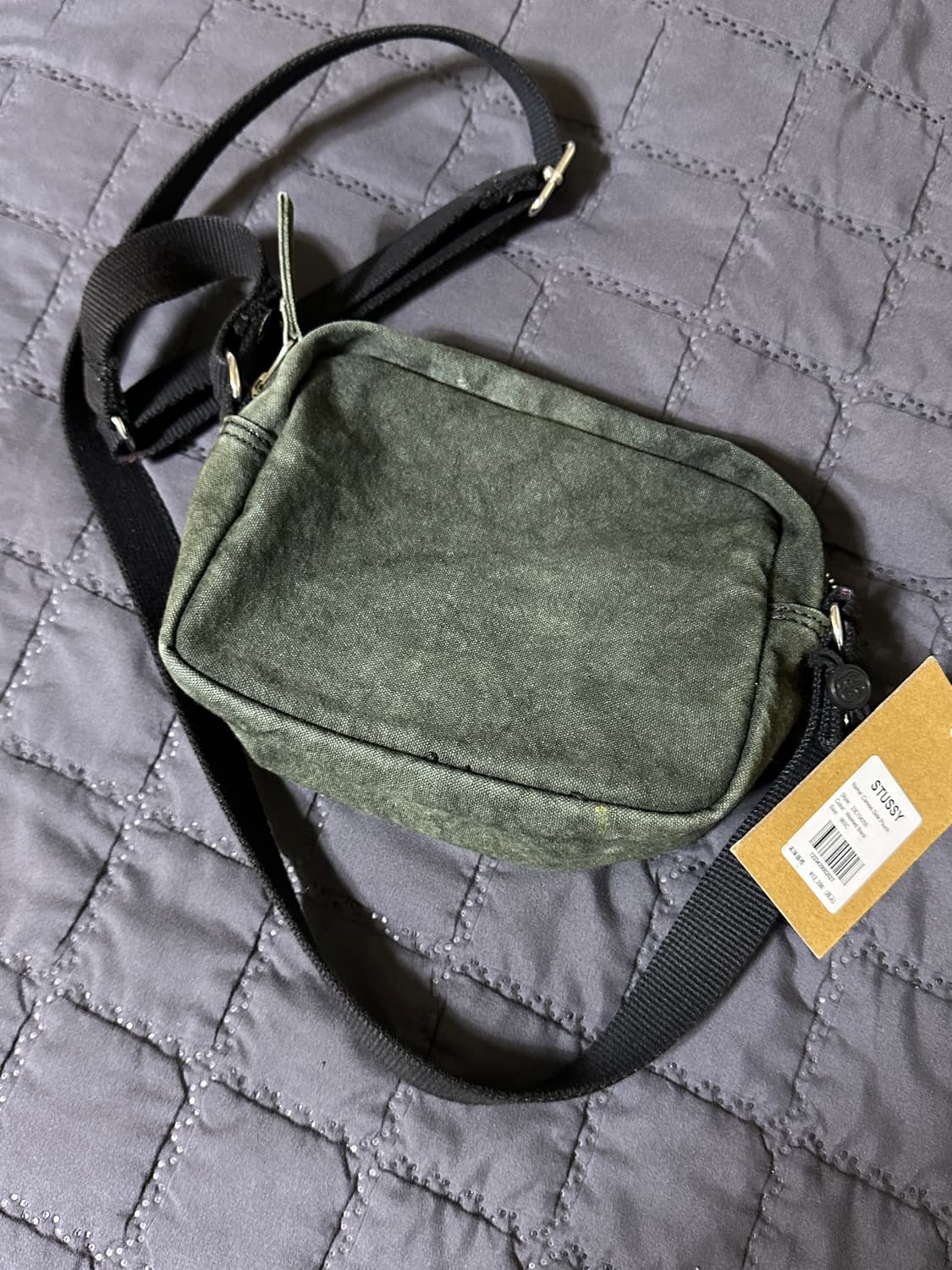 스투시 캔버스 피그먼트 워시드 크로스백 상품이미지2