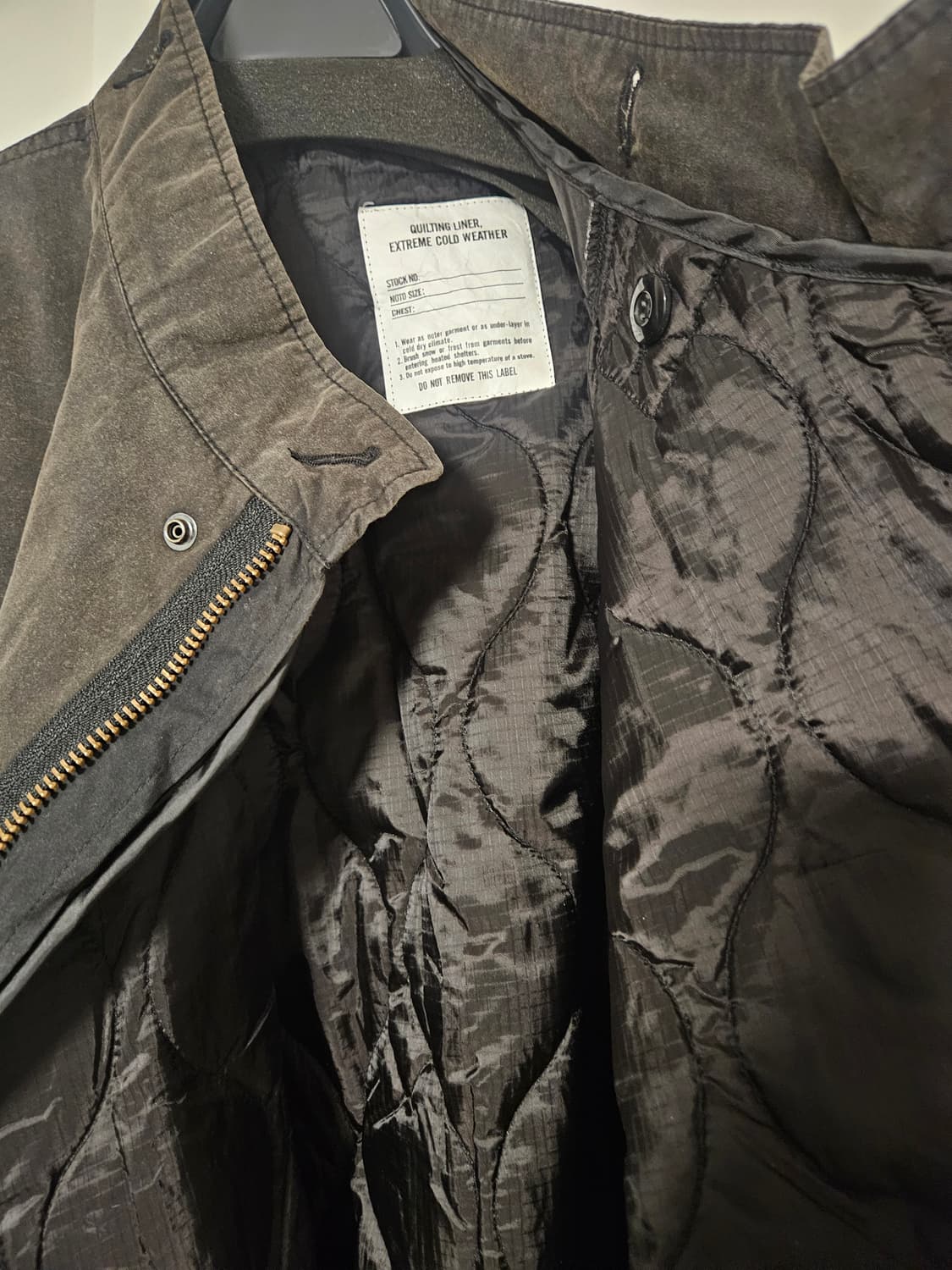 프릭스스토어 m65 페이드 블랙 상품이미지2