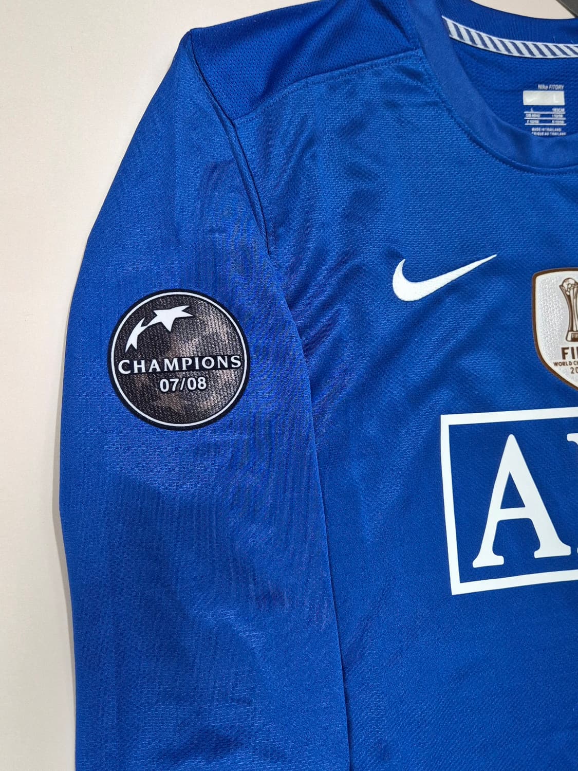 08-09 맨유 써드 챔스버전 호날두 긴팔 유니폼 L 상품이미지5