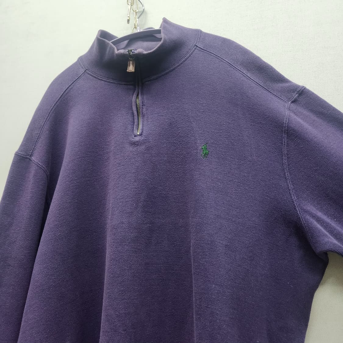 폴로랄프로렌 로고 니트 반집업 XL(2XL) 상품이미지3