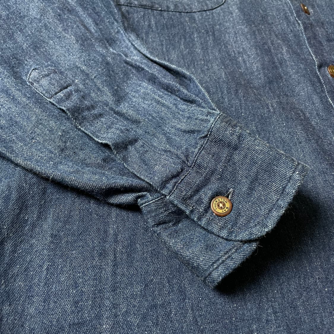 THORNTON BAY 빈티지 코튼 데님 셔츠 A00713 상품이미지5