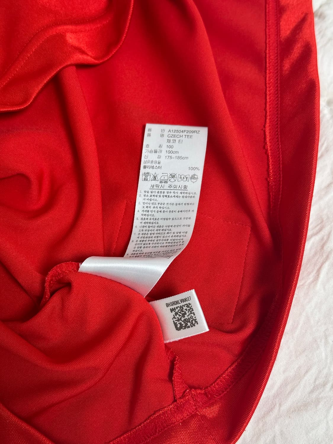 아디다스 파이어버드 체코 국대 반팔 져지 미디움  상품이미지5