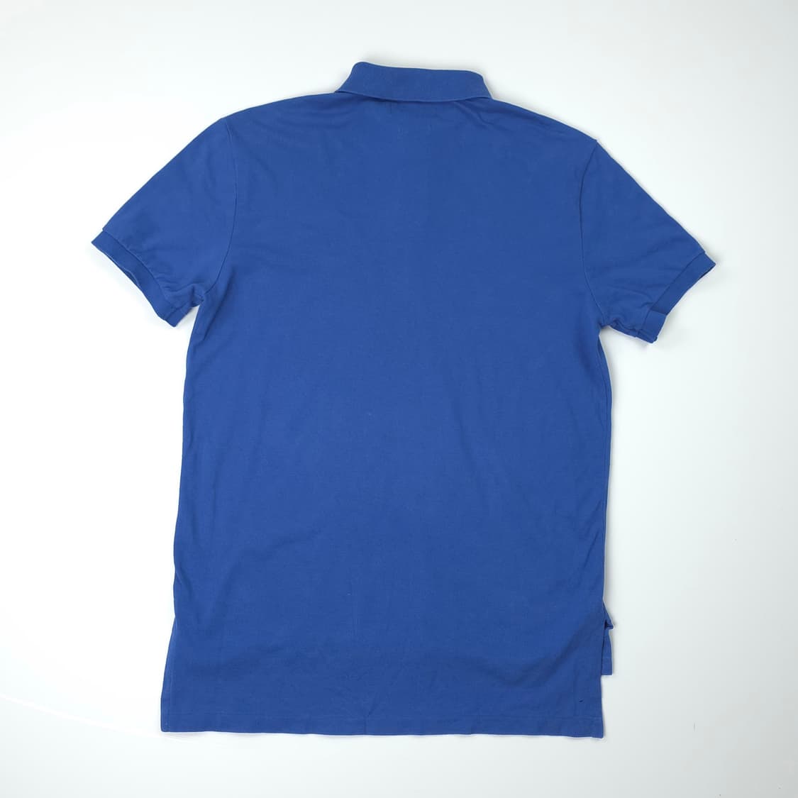 폴로 랄프로렌 골프프린팅 커스텀핏 코튼 반팔카라티 블루 (M) 상품이미지2