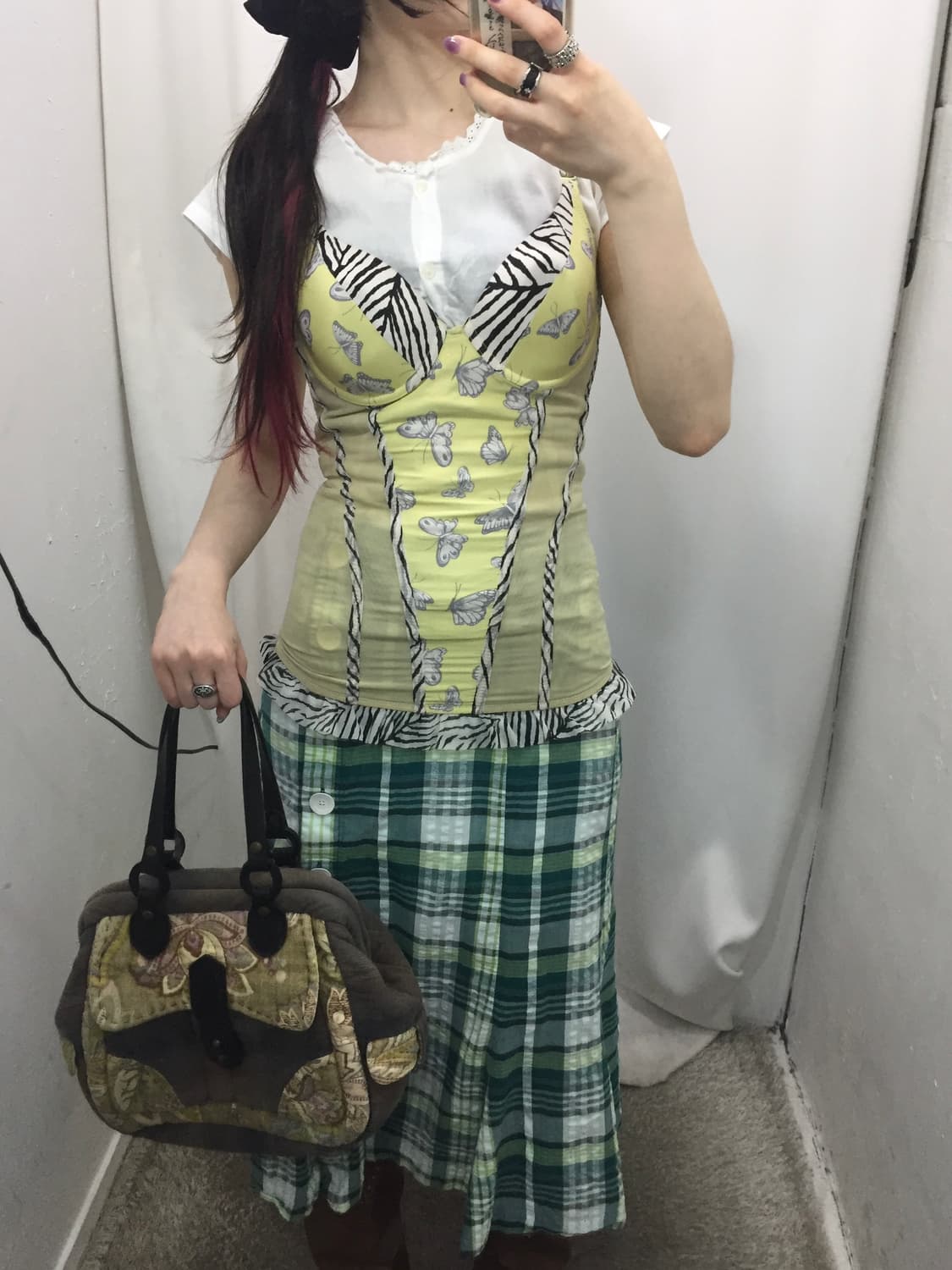 그린 체크 소녀 🍭 상품이미지2