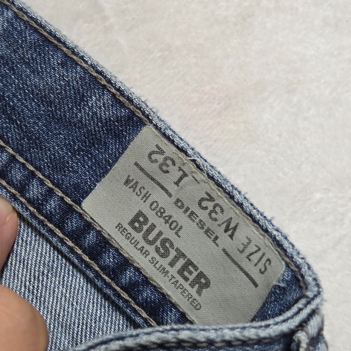 디젤 중청 데님 팬츠 상품이미지8
