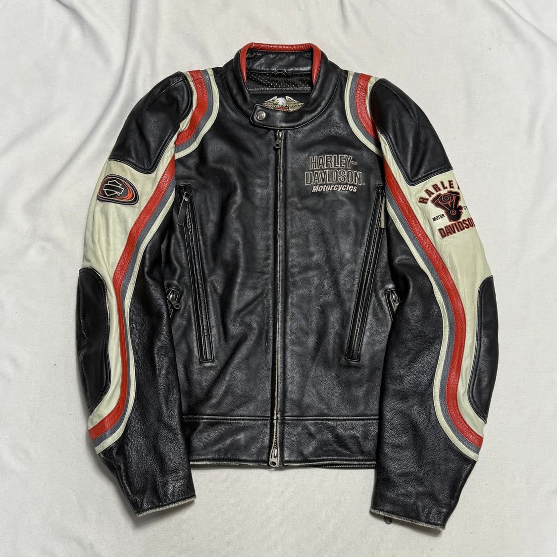 할리데이비슨 라이더 모타사이클 가죽 자켓 상품이미지3