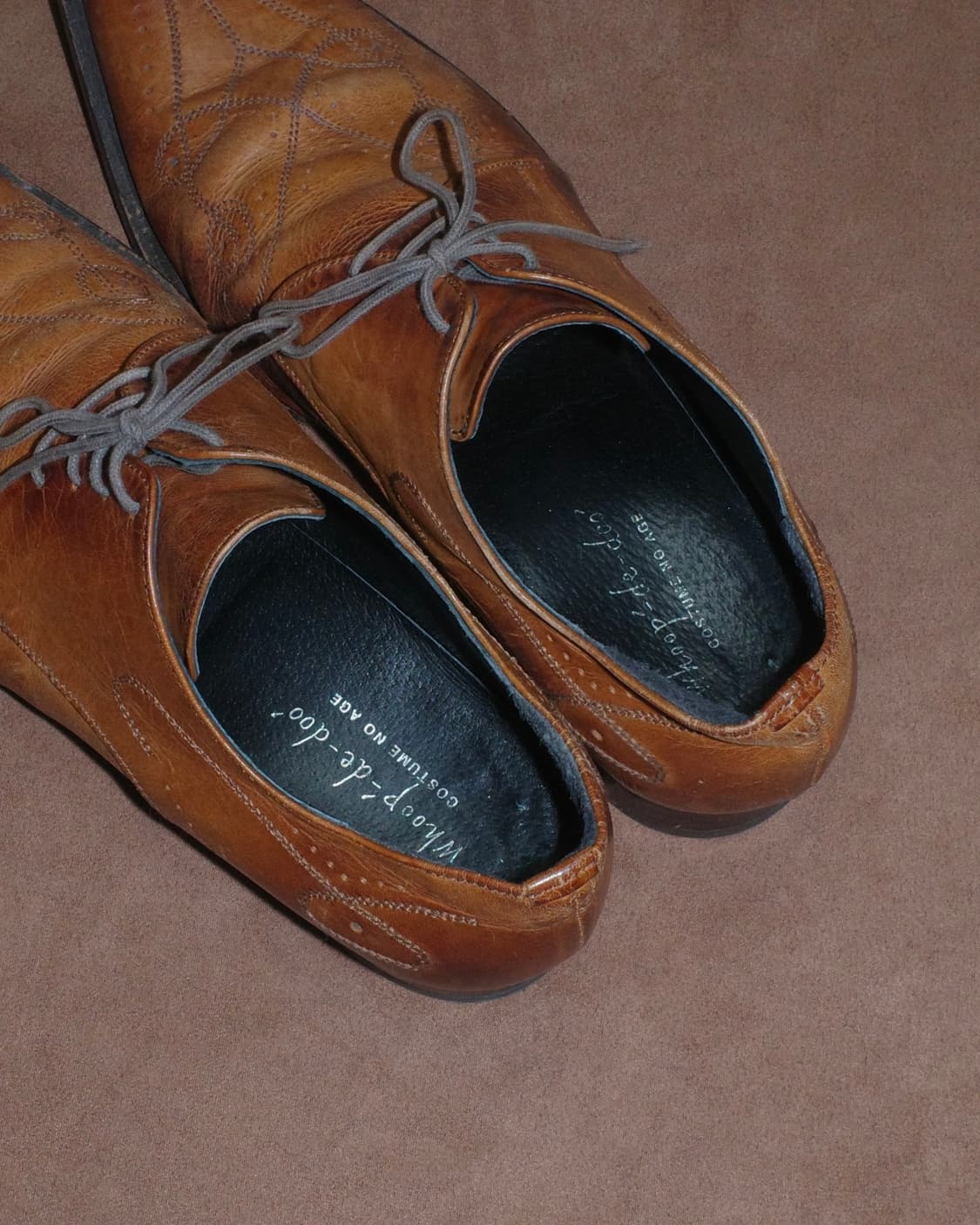 훕데두 롱노즈 웨스턴 스티치 슈즈 상품이미지5