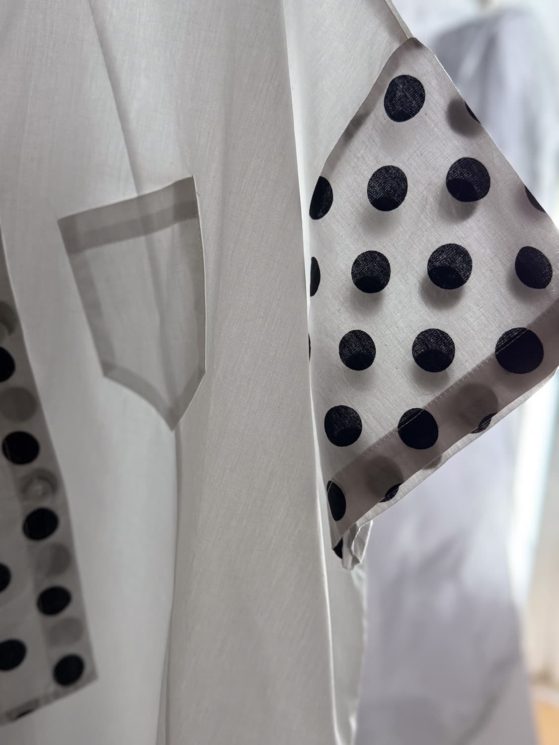 Unbalanced Dot Shirt 0215 상품이미지4