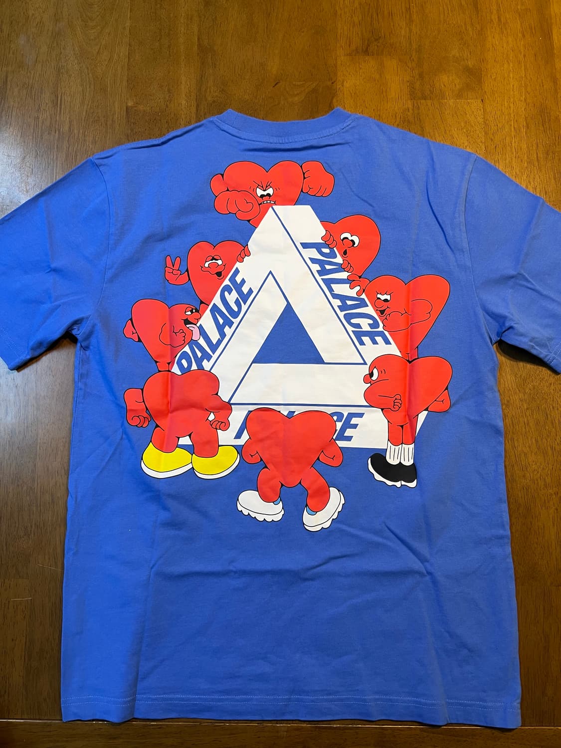 팔라스 하트 티셔츠 스카이블루 상품이미지2