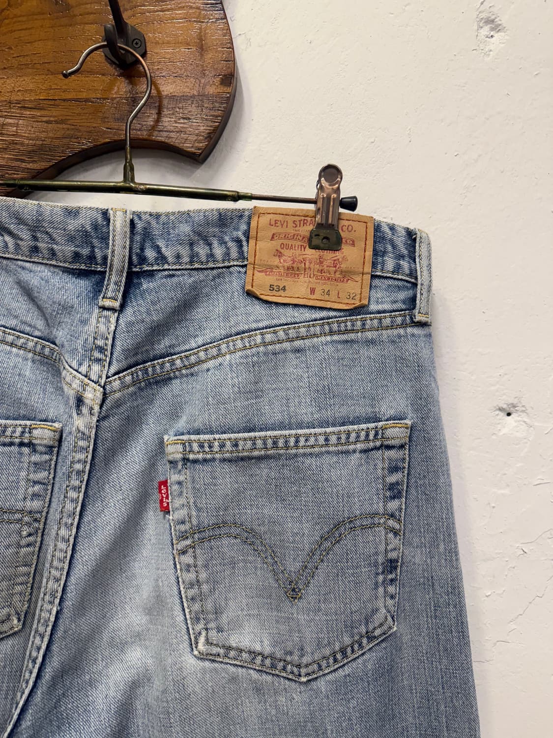(34inch) Levi’s 리바이스 534 Straight Jeans 상품이미지3