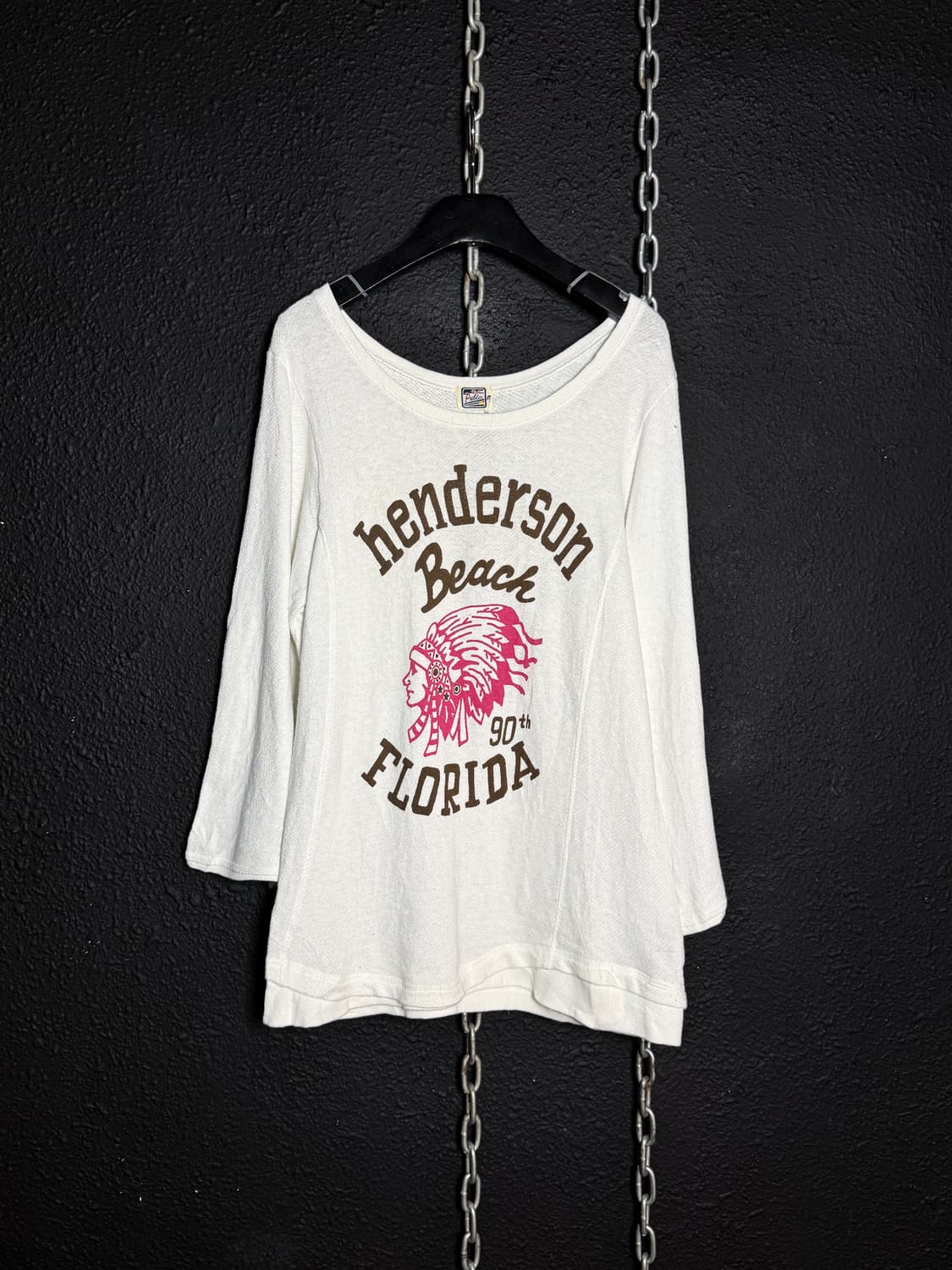 Indian Print Sleeve T-Shirt 상품이미지1