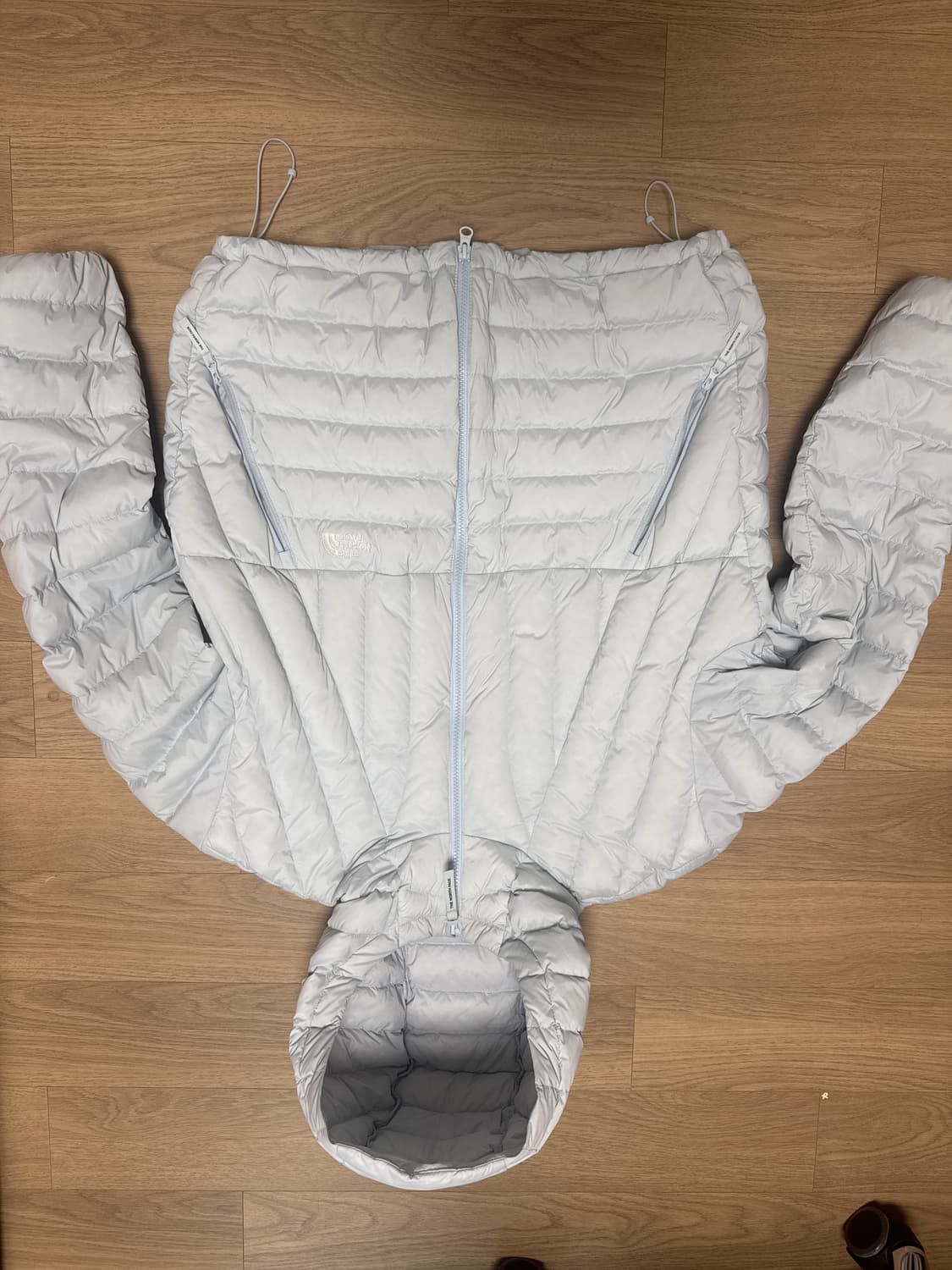 노스페이스 벤투스 프리미엄라인 경량패딩 코렐라인 코렐린 화이트블루 상품이미지1