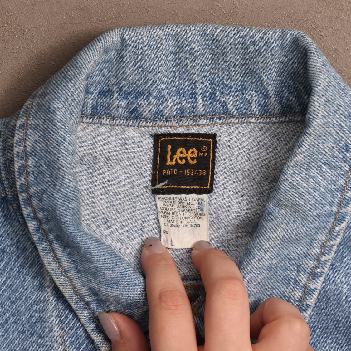 90's USA LEE 데님자켓 A1388 상품이미지3