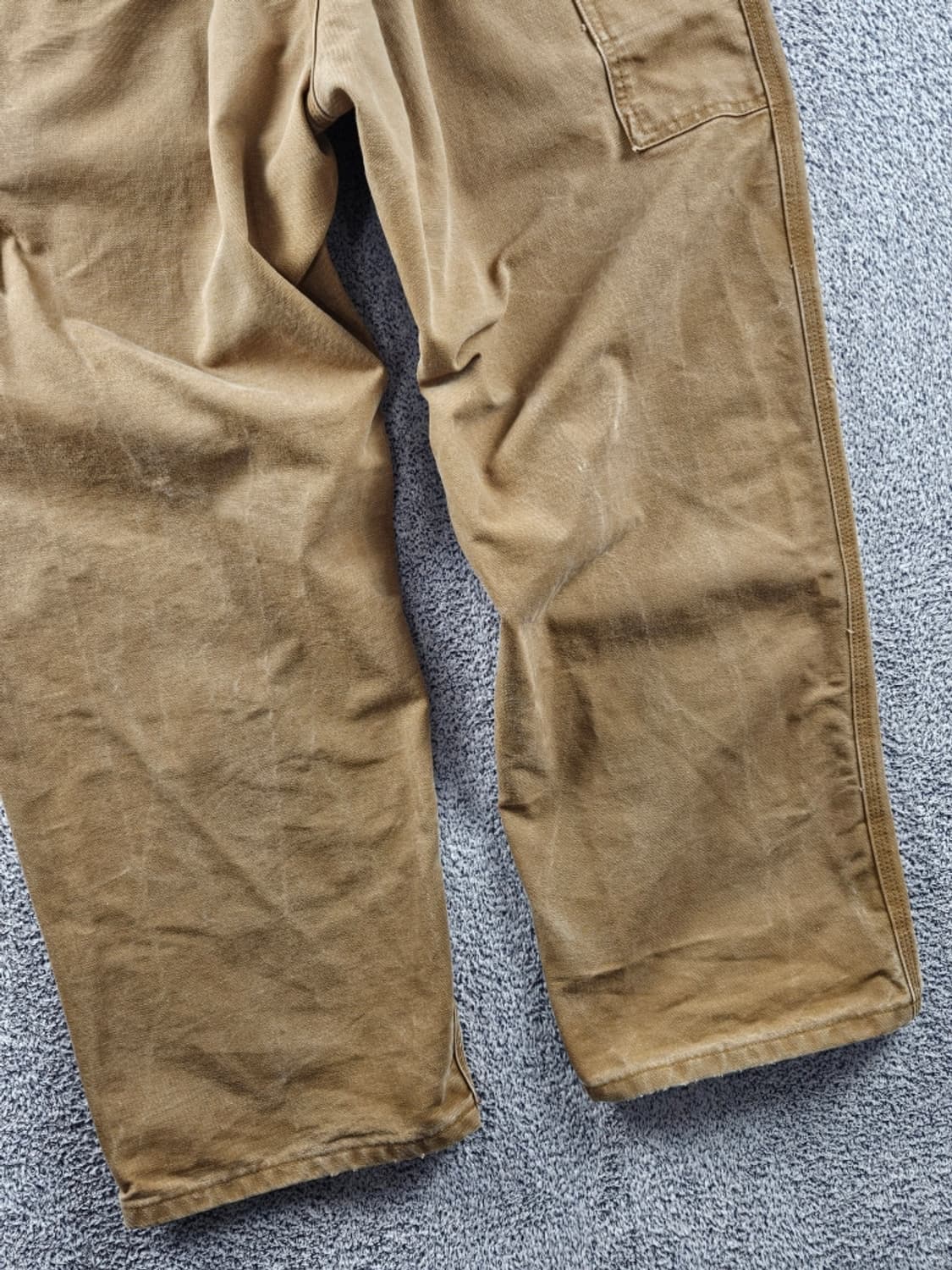 칼하트 밴딩 리워크 커스텀 더블니카펜터 워크 팬츠(46X30)/10851 상품이미지10