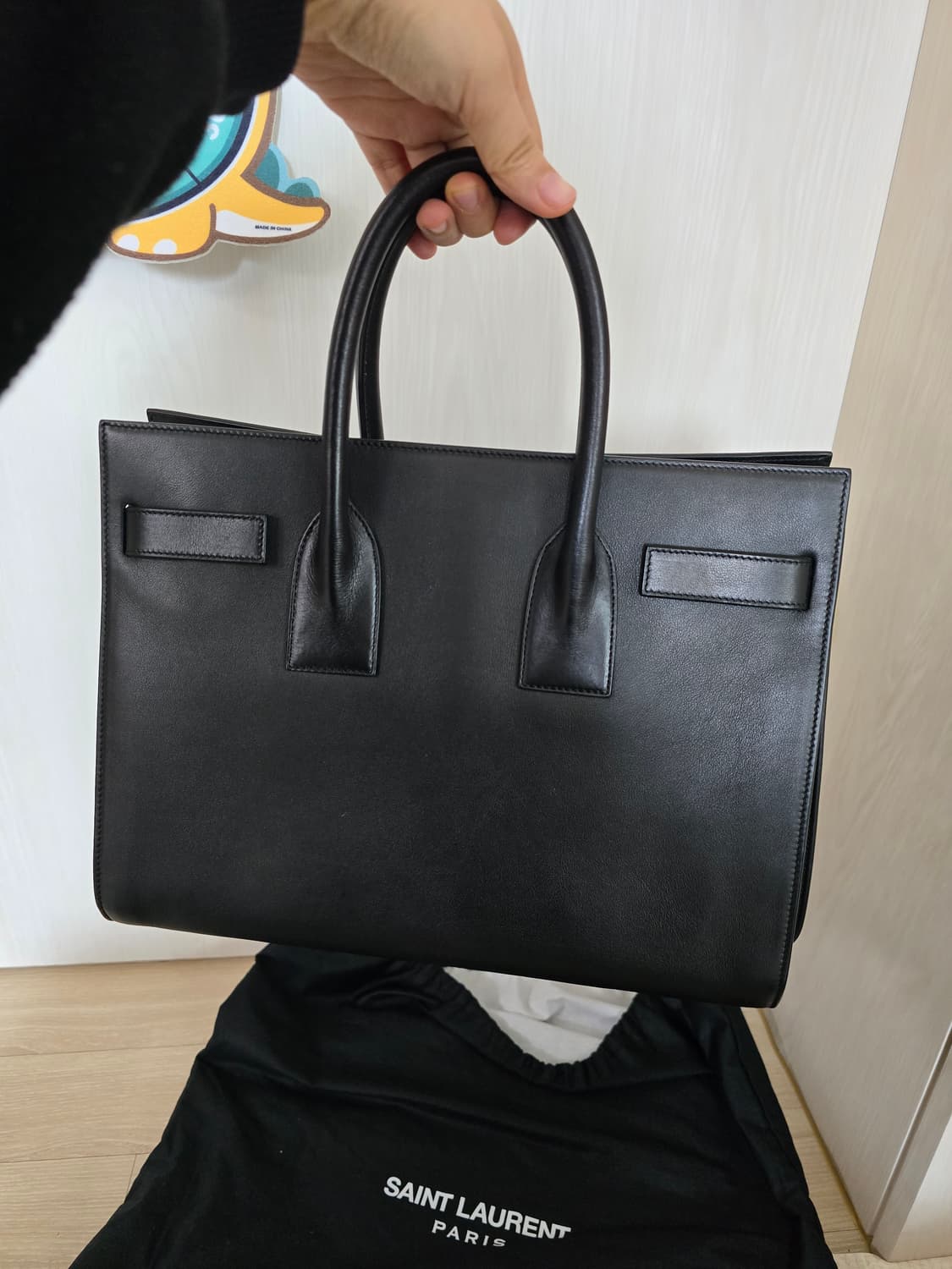 생로랑 삭드주르 블랙 토드백 숄더백 상품이미지3