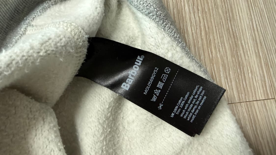 바버 메종키츠네 후드티 M 판매 상품이미지3